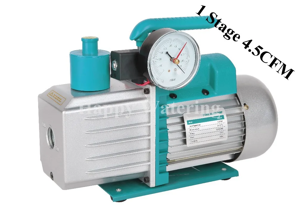 Одноступенчатый 4.5CFM 1/3HP роторный лопастный глубокий портативный вакуумный насос