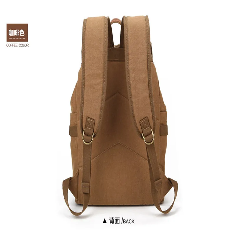 Новый Винтаж холст рюкзак путешествия для Для мужчин модные Повседневное