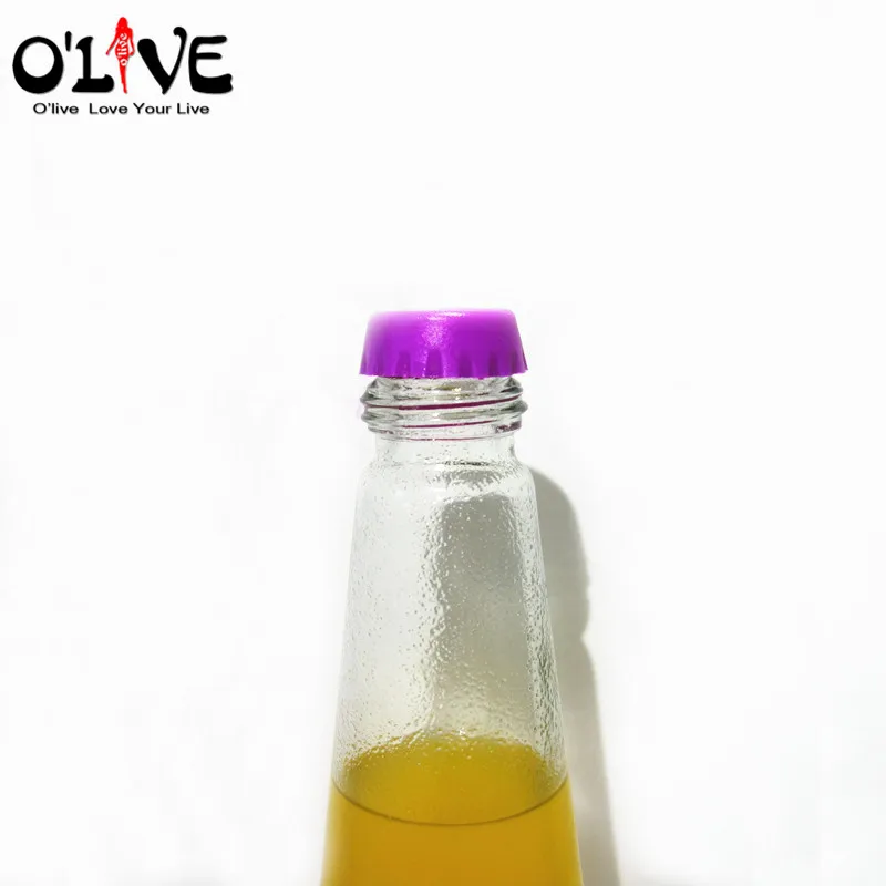 6 шт. силиконовые вина Фиксаторы Цветной пива бутылок шампанского бутылку