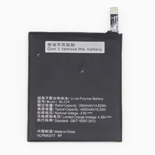 10 шт./лот совершенно новый аккумулятор BL234 4000 мАч для Lenovo A5000 Vibe P1M