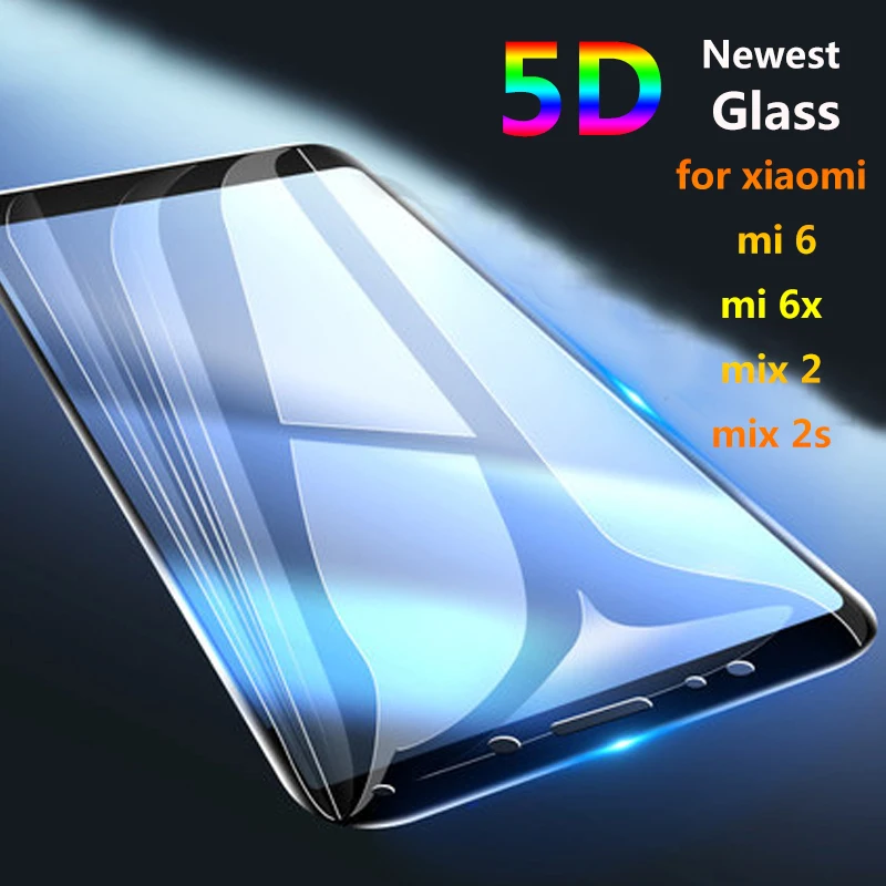 Xinwen 5D 9H изогнутый защитный экран протектор Закаленное стекло для xiaomi mi 6 6x x2 x 2 2s x2s