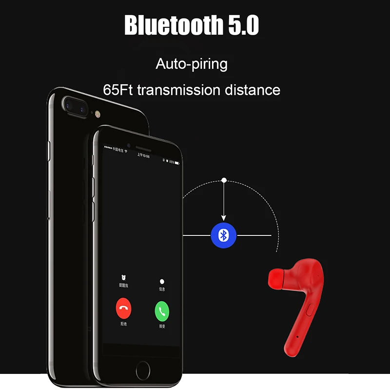 TWS 5 0 наушники игровые bluetooth вкладыши бизнес автомобильные звонки беспроводные hifi