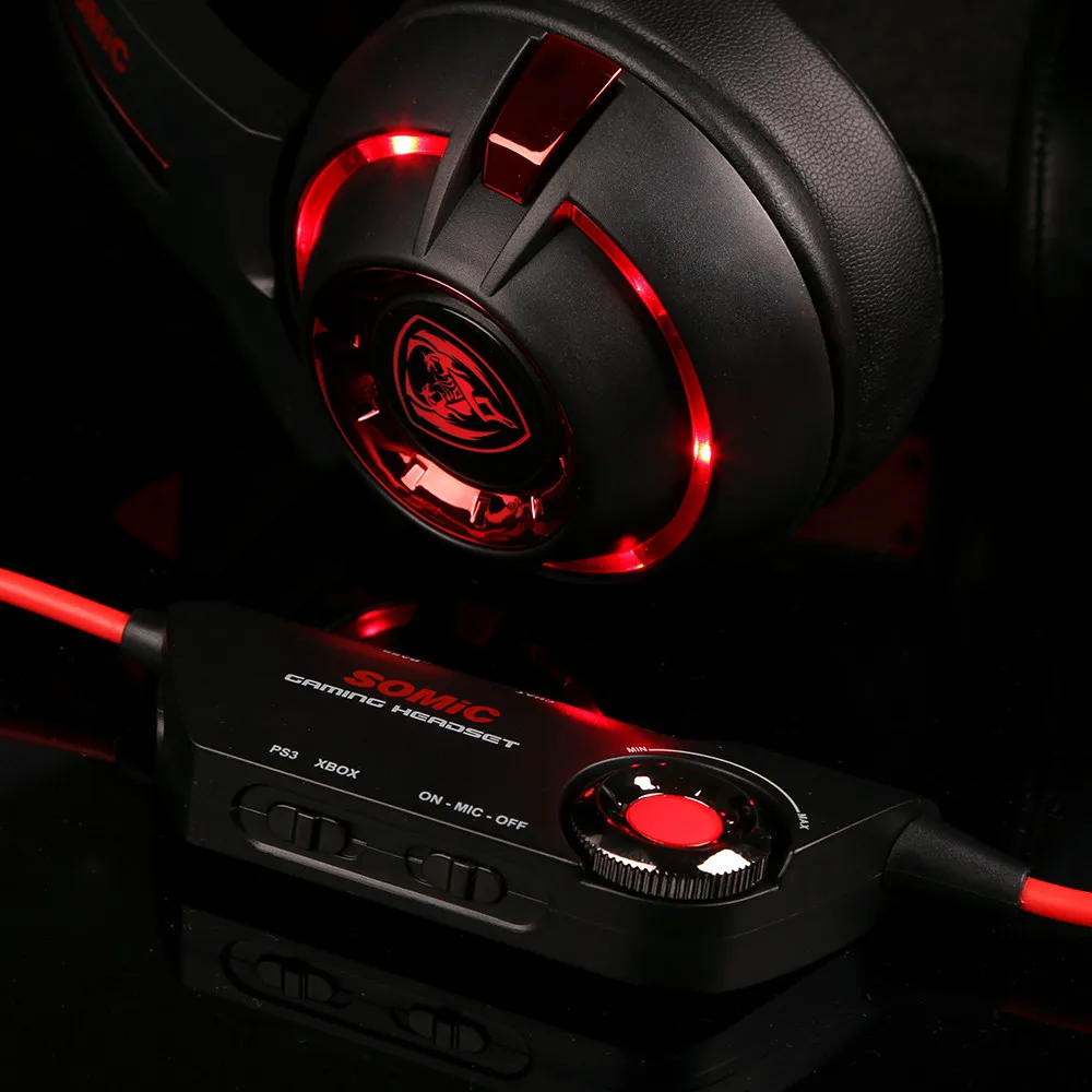 Somic G983 игры гарнитура Voclear шумоподавлением проводная 7.1 канала пк Ps3 средства