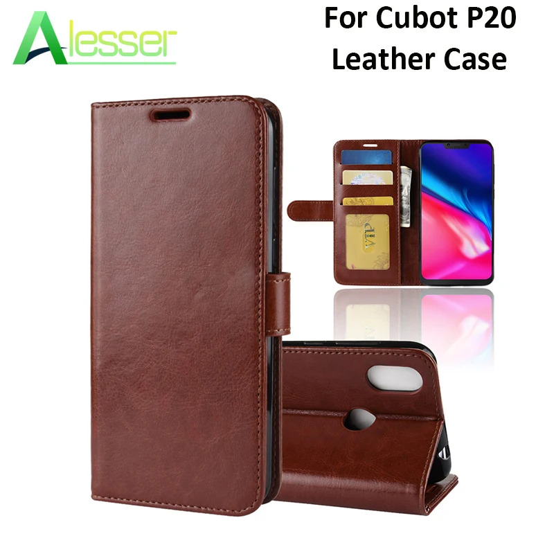 Alesser для Cubot P20 кожаный чехол флип-бумажник эксклюзивный телефона Coque 6 18 дюймов