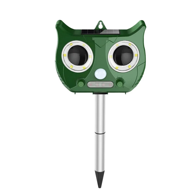 Ультразвуковой Отпугиватель вредителей устройство на солнечной батарее для