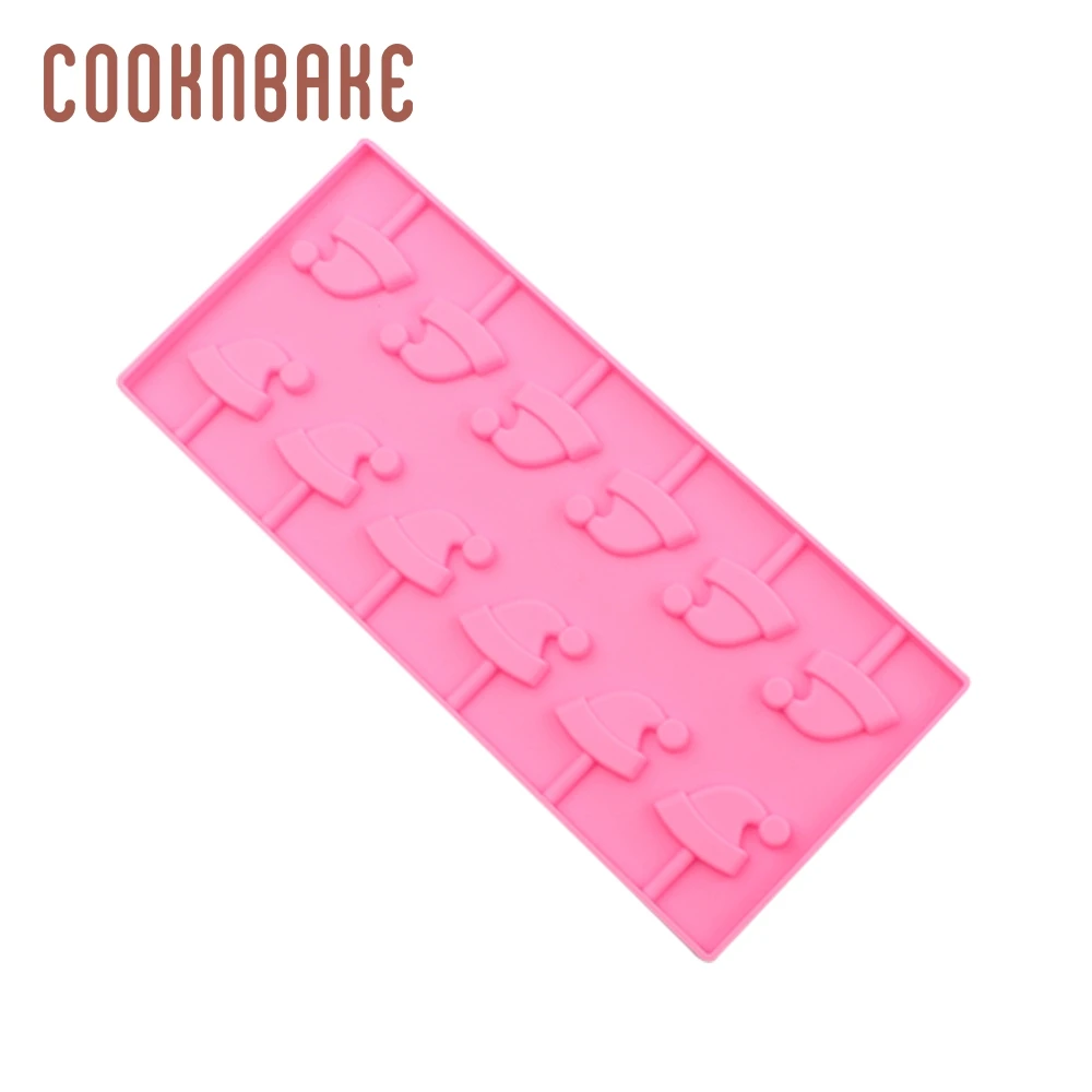 COOKNBAKE силиконовая форма для леденцов Рождественская шапка конфет шоколада желе