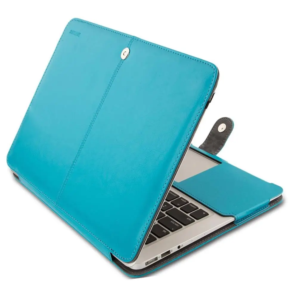 Blue Чехол для ноутбука MOSISO для MacBook Air 11 13 дюймов Pro retina 12 13 15 из искусственной кожи чехол для MacBook Pro 13 15 дюймов Сумка для ноутбука чехол - Цвет: Blue