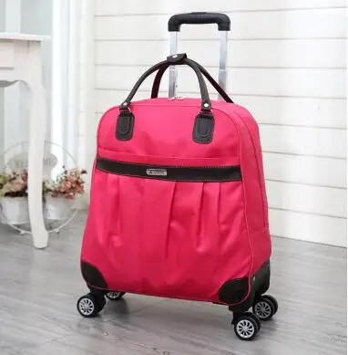 22 inch red Колесная сумка на колесиках, дорожная сумка для багажа, сумка для переноски на колесиках, дорожная сумка на колесиках, сумка для путешествий, сумка для багажа, чемодан - Цвет: 22 inch red