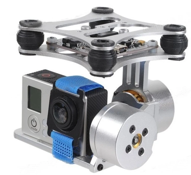 CNC FPV Квадрокоптер BGC 2 осевой металлический бесщеточный карданный с