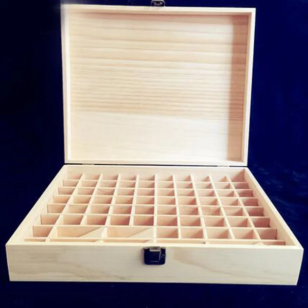 74 Слоты эфирное масло хранения бутылок ящик деревянный корпус контейнер