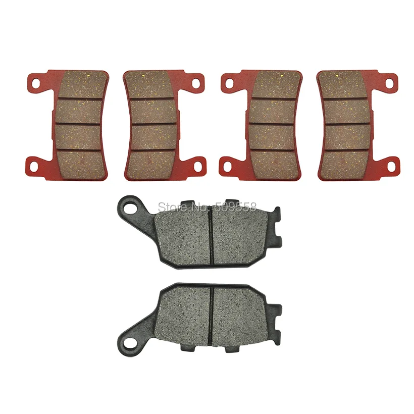 Полный набор тормозных дисков мотоцикла колодки для Honda CBR900RR Fireblade 1998 2003|brake pad set|set