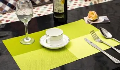 Бесплатная доставка подставка под тарелку коврик для обеденного стола из ПВХ