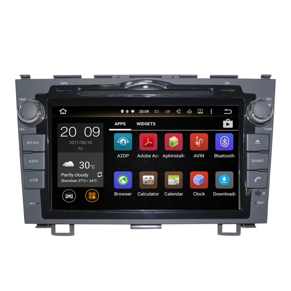 Android 8 0 Octa Core ''ЖК экран 4 Гб + 32 ГБ Автомобильный ПК GPS головное устройство для Honda