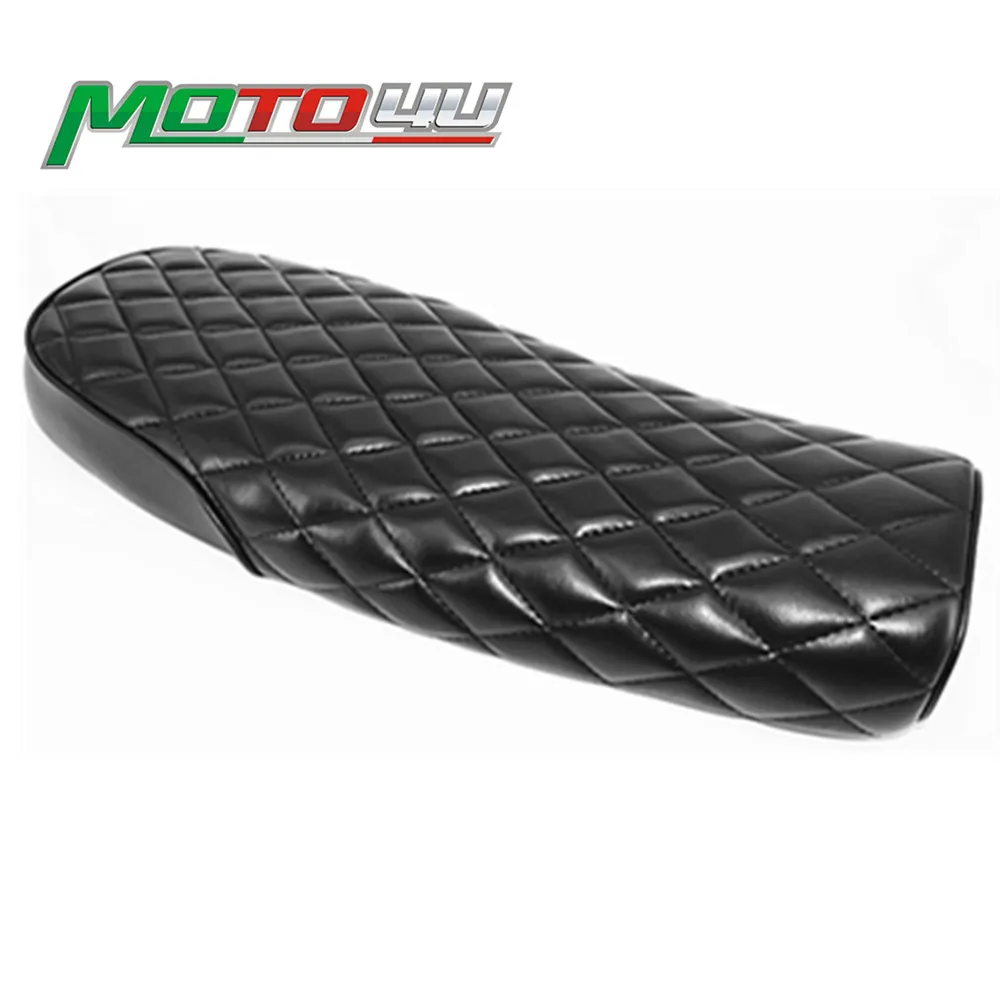 Винтажное седло для мотоцикла 64 см универсальное сиденье кафе гоночного