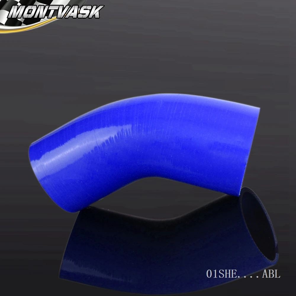 Бесплатная доставка Силиконовые ШЛАНГИ 45 градусов Редуктор Локти шланг 80 мм 76 3 1/8