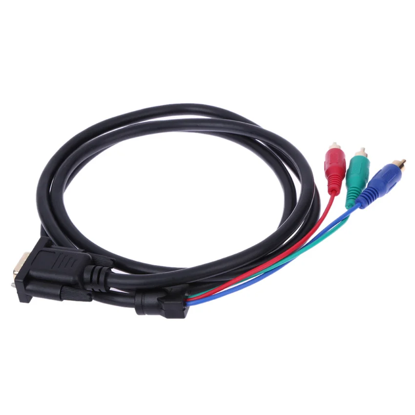 Новый 1 5 м футов VGA к ТВ 3 RCA компонентный av адаптер кабель для ПК ноутбука|vga to tv|vga