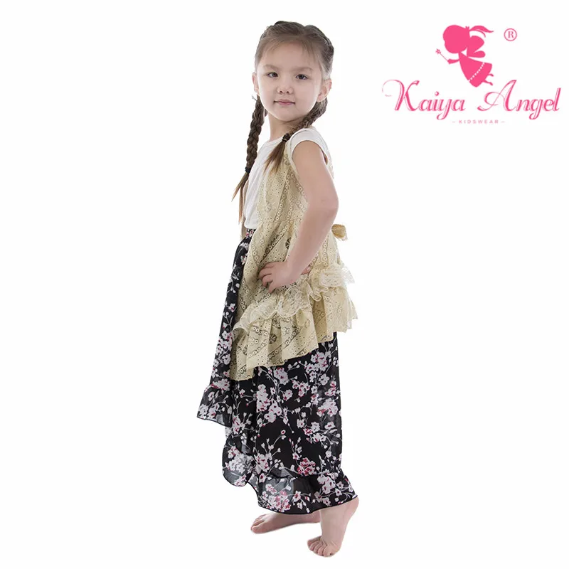 Kaiya Angel/оптовая продажа с фабрики из 3 предметов куртка сеткой и рисунком