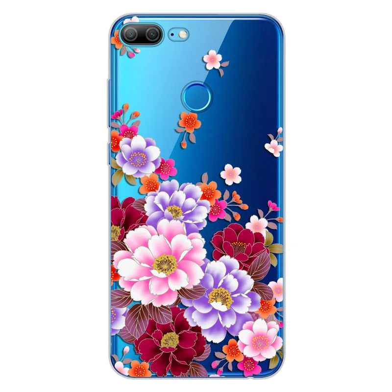 Чехол для Huawei Honor 9 Lite мягкий силиконовый чехол с милым принтом защитная задняя