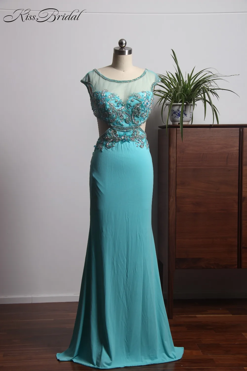 

vestidos de festa Custom Made Long Prom Dresses 2018 Sexy Backless Beaded Mermaid Evening Party Gowns High Neck