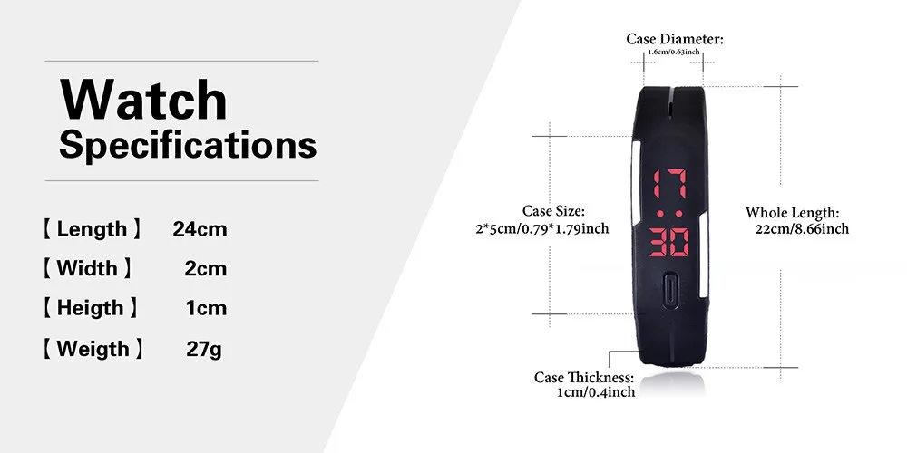 2018 мужские и женские часы ярких цветов резиновые светодиодные детские Дата