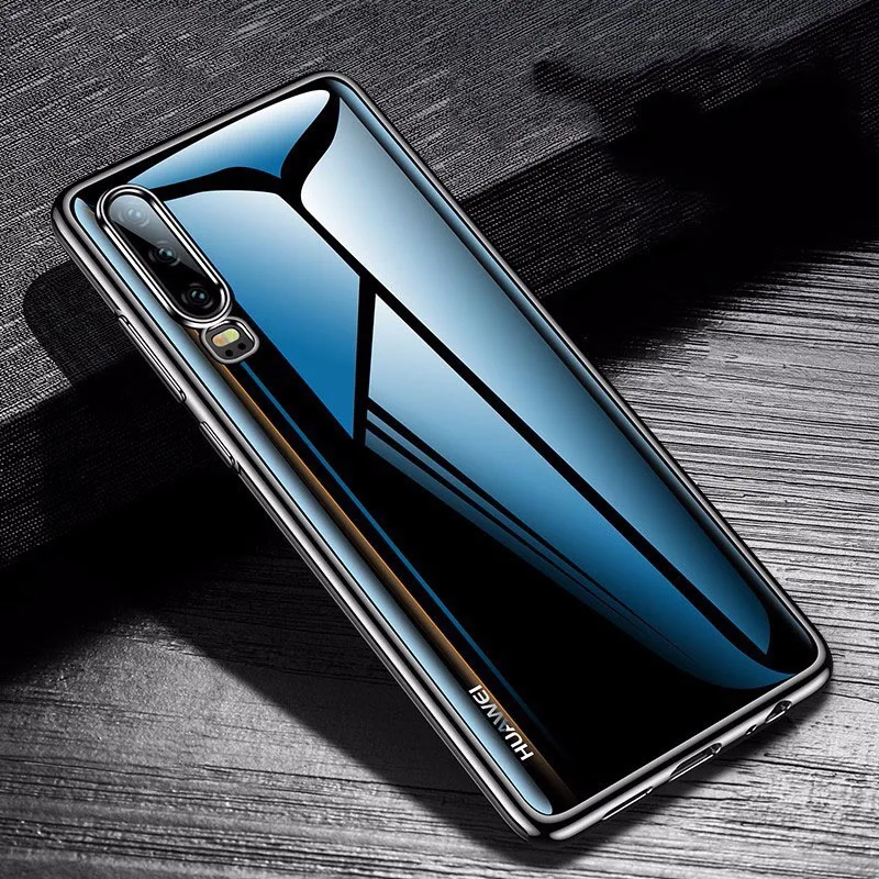Чехол MUCHI для Huawei P30 Lite роскошный мягкий прозрачный чехол с лазерным покрытием Pro