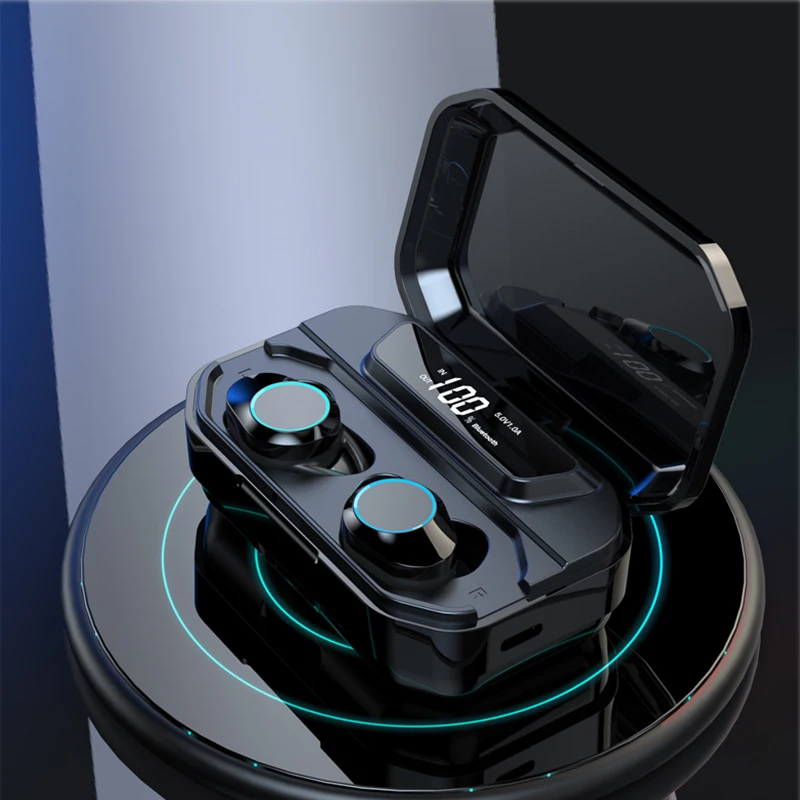 Самая последняя G02 LED Дисплей Беспроводной Bluetooth наушники сенсорный экран при с