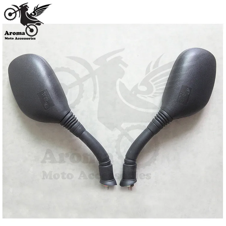 Универсальное мотоциклетное зеркало черное заднего вида 8 мм для yamaha honda suzuki kawasaki