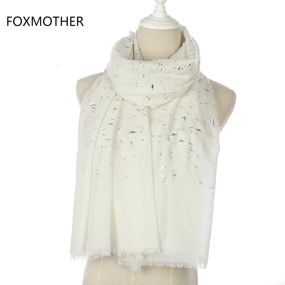 FOXMOTHER новый модный бренд розовый черный белый Фольга Серебряный граффити бахрома