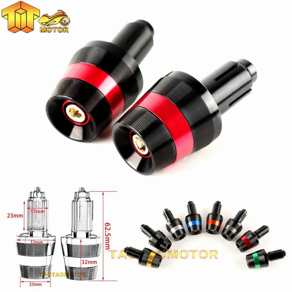 

For Suzuki GSXR 750 600 1000 GSR 600 SV 650 Accessories Universal Motorcycle 22mm Handlebar Grips Ends 7/8'' Handle Bar Caps
