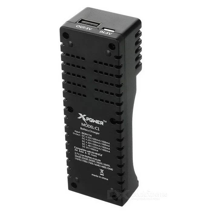 2 шт. Keeppower 26650 5200 мАч P2652C защищенная перезаряжаемая батарея с Xpower C1 умное зарядное
