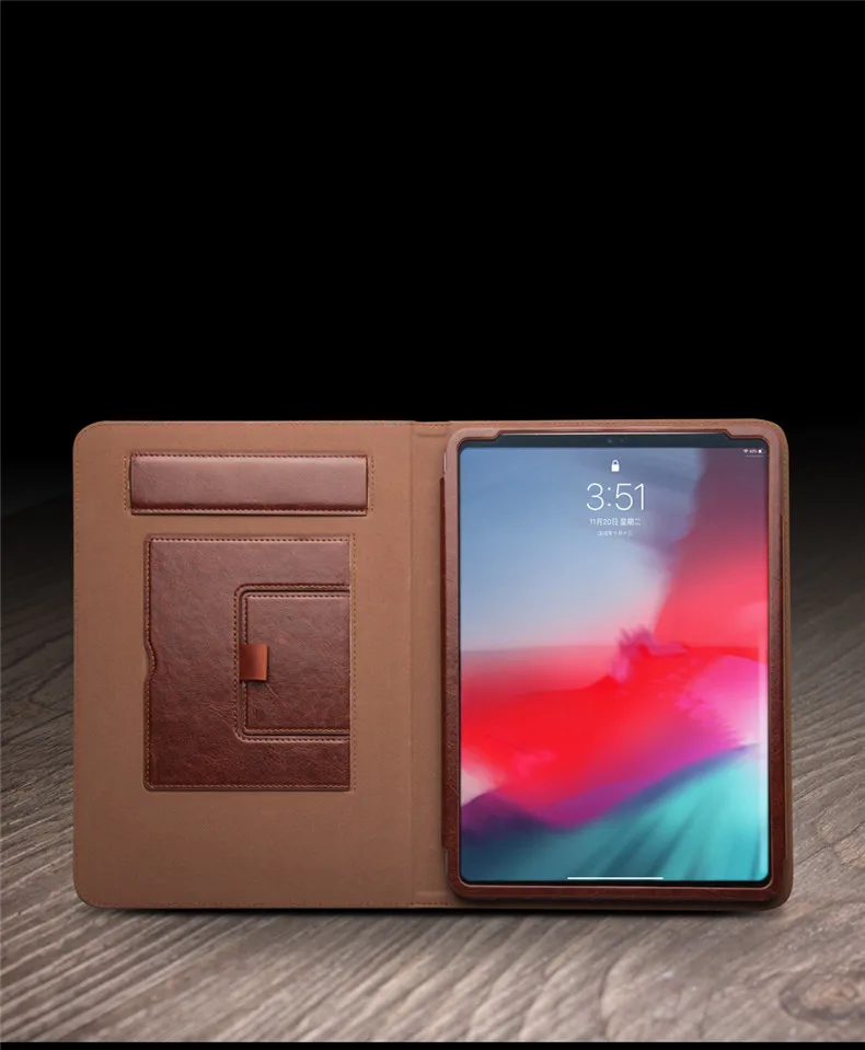 Мужская обувь ручной работы из натуральной кожи чехол для Apple iPad Pro 12,9 A1895 роскошный стенд кожаный чехол для Apple iPad Pro 12,9 Wi-Fi A1876