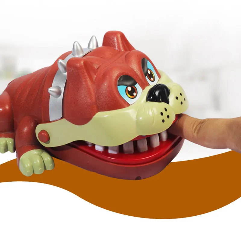 Игрушки креативные забавные шутки шарпей собака кусает пальцы игры антистресс
