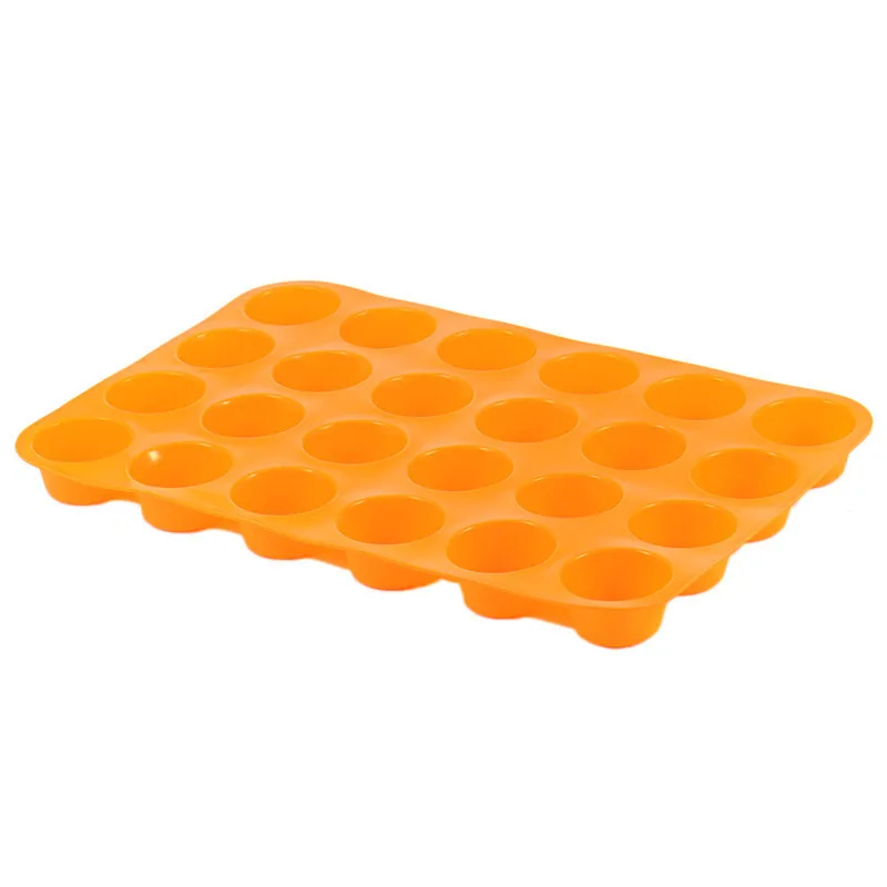 24 Cavity Mini Muffin Cup Cupcakes Mold FDA Silicone Soap Cookies Bakeware Pan Tray Mould Home DIY Cake Tools|cake tools|muffin cupsmini muffin |