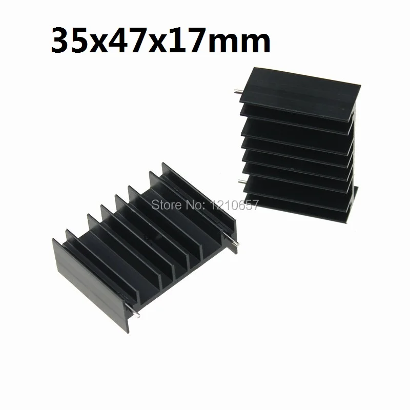 5 шт./партия алюминиевые радиаторы 35x47x17 мм|extrusion laminating|heatsink radiatorextrusion blow |