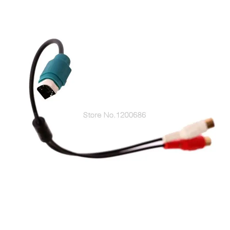 

For Alpine CDE-W203Ri IDA X303 X305 X301 RCA AUX IN Cable Adapter Kce-237b