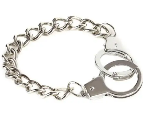 Женский винтажный браслет B506 серебристый панк с шипами заклепками|bangle jewelry|chain
