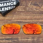 Замена поляризованных линз ToughAsNails для солнцезащитных очков Oakley с коленчатым вала, огненно-красные зеркальные (только линзы)