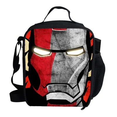 7L478 Модная сумка для ланча для детей, школьная сумка для ланча Ironman, термос для детей, для мальчиков и девочек - Цвет: 7L478