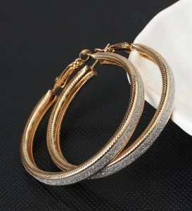Женские серьги клипсы в стиле стимпанк|big circle hoop earring|circle earringshoop earrings for women |