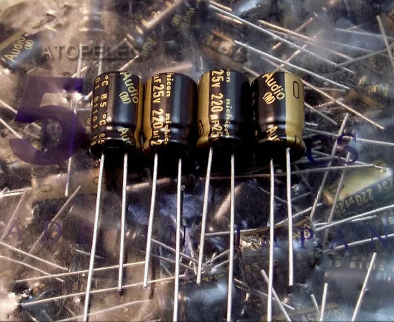 220uF 25V 10 шт Nichicon Audio серия электролитические конденсаторы Hi-Fi аудио 10 мкФ/47 мкФ/100 мкФ/220 мкФ/330 мкФ, алюминиевая крышка, 25В/с алюминиевой крышкой, 50В/63В - Объем: 220uF 25V
