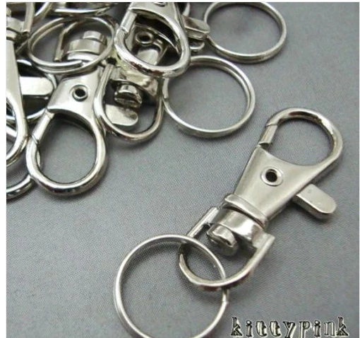 Классическое кольцо для ключей 10 шт./лот металлическая Поворотная