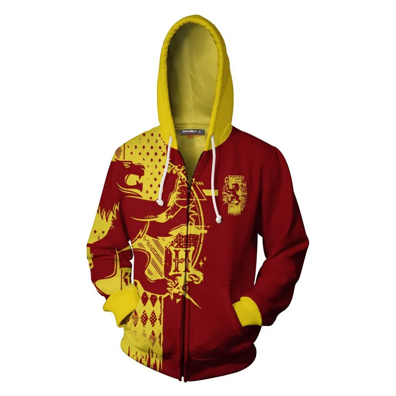 2 Хогвартс Школа Гермионы Косплей Костюм Гриффиндор Слизерин Hufflepuff Ravenclaw толстовки, свитшоты, куртки, пальто для мужчин и женщин - Цвет: 2