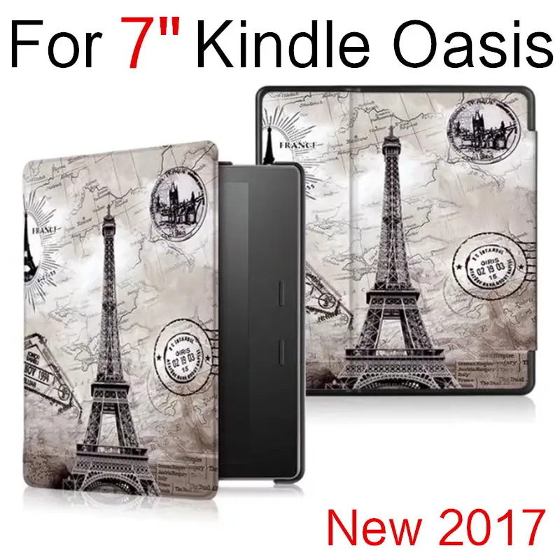 Чехол для Kindle Oasis 7 'ɾ-Book Smart Cover Protective 2017 PU inch eBook Reader Protector Leather Sleeve чехол s |