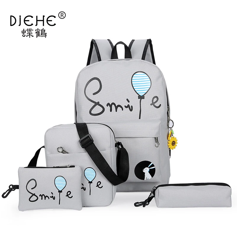 Школьная сумка для книг студентов школьная с принтом подростков рюкзак из ткани