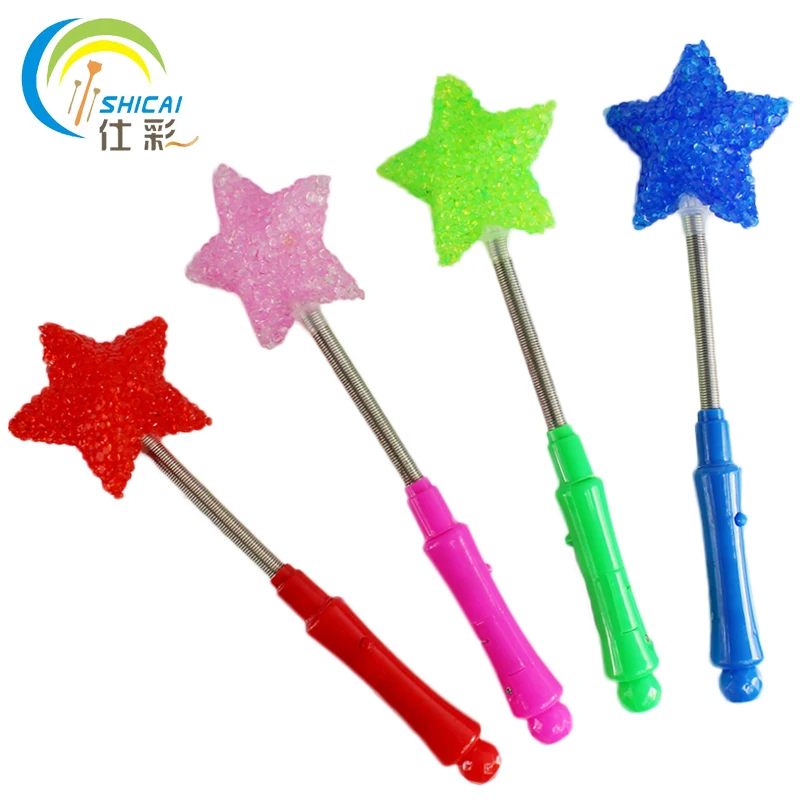 5 шт./мигающие палочки с весенней мигающей звездой светодиод для вечерние ринки