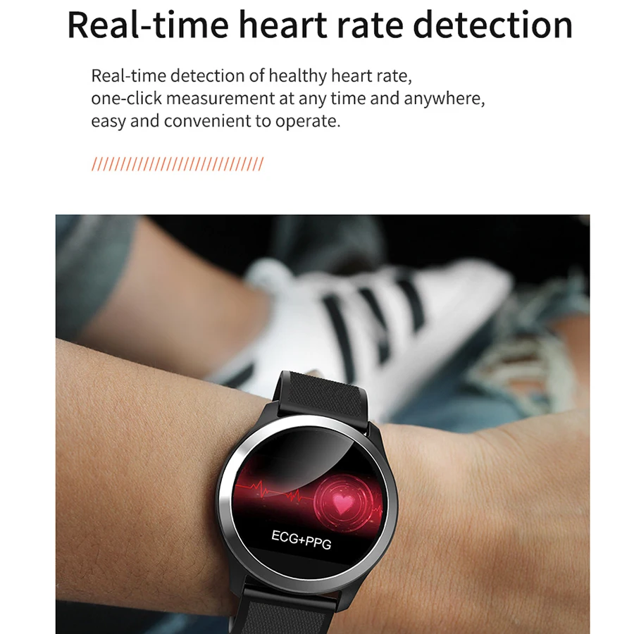 LEMFO Z03 2019 Смарт часы для мужчин PPG + ECG IP68 Водонепроницаемые спортивные с