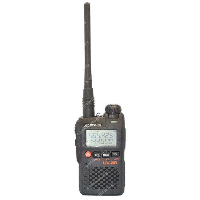 Baofeng черный UV-3R УКВ Dual Band 136-174/400-470 CTCSS cdcss двухстороннее радио | Мобильные телефоны