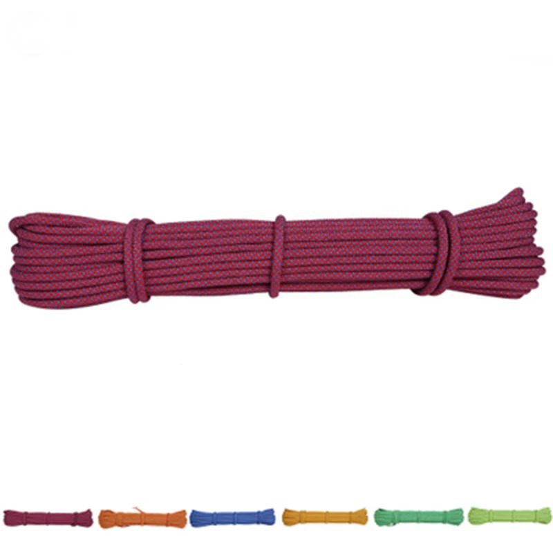 Profession 1 M Outdoor Rock Climbing Rope 6mm Diameter Paracord 550 High Strength Survival Safety | Спорт и развлечения