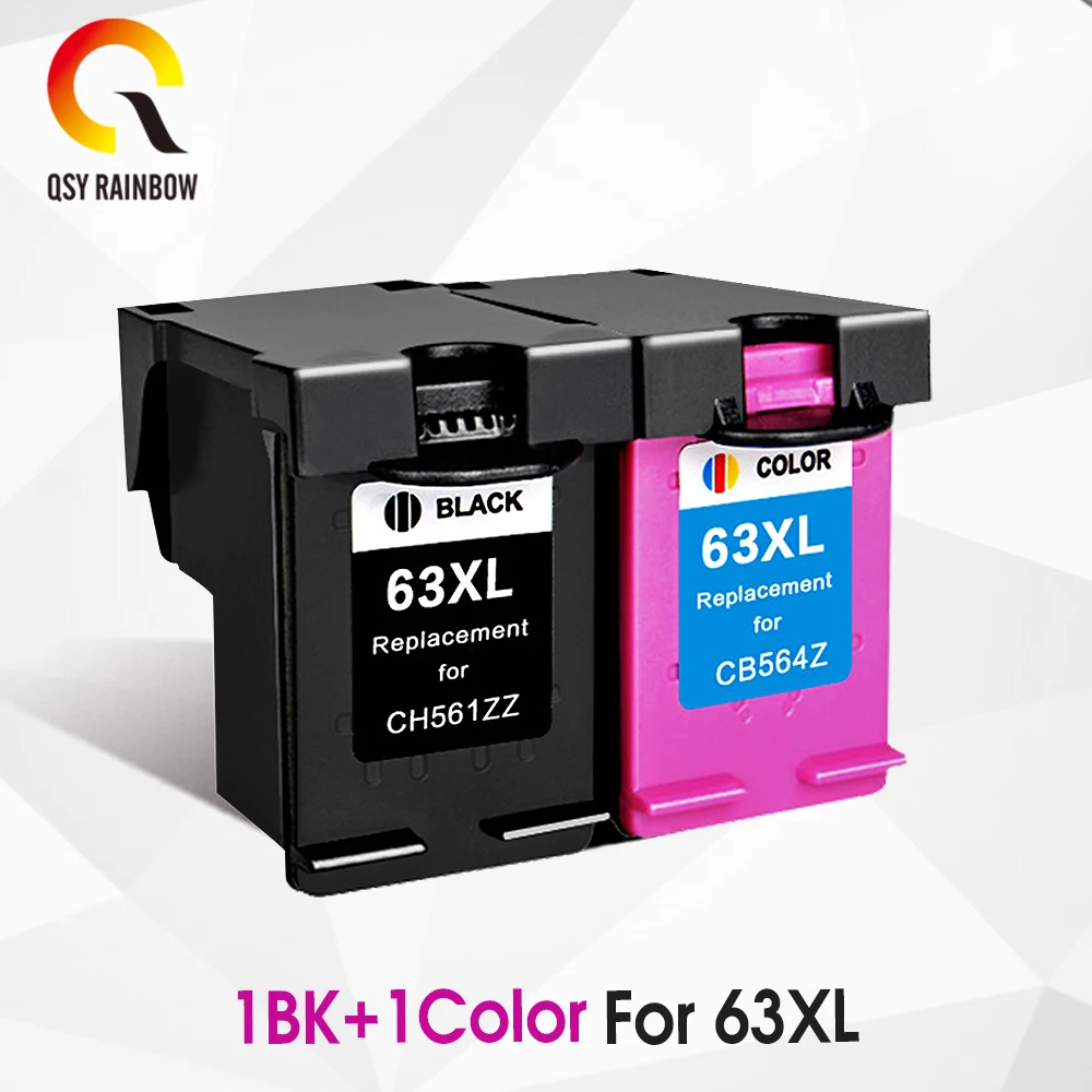 CMYK Supplies 63XL сменный картридж для принтера для hp 63 XL для hp с чернилами hp Deskjet 1112 2130 3630 3632Officejet 3830 4652 Envy 4520