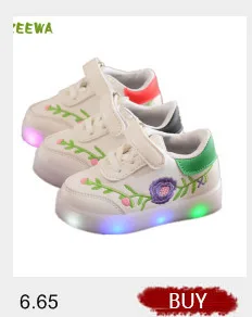Chaussure lumineuse Enfant Милая обувь со светодиодной подсветкой Детские светящиеся кроссовки для девочек милый Chaussure Fille классный детский тренер